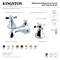 Kingston Brass KS4460BEX Essex 8" Widespread Bathroom Faucet, Matte Black KS4460BEX - alternate 3
